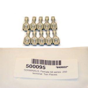 AMERICAN AUTOWIRE Female 56 Series .250 Terminals 10 Pcs.- 500095
