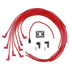 ACCEL 8mm 90 Degree End Red UNIVERSAL- 4041R