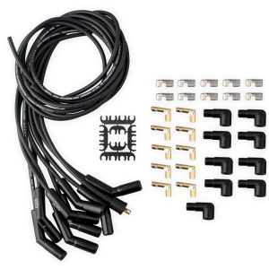 ACCEL Spark Plug Wire Set w/ 135-Deg Ceramic Boots- 9002CK