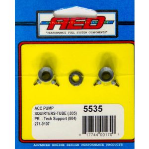 ADVANCED ENGINE DESIGN .035in Accelerator Pump Squirters - Tube Type- 5535