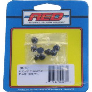 ADVANCED ENGINE DESIGN Hi-Flow Throttle Plate Screws (8)- 6060