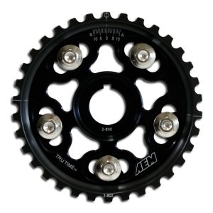 AEM ELECTRONICS Adjustable Cam Gear Black- 23-802BK