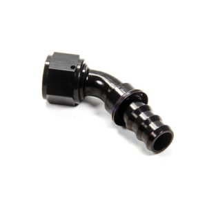 AEROQUIP #12 45 Degree Socketless Black- FBL1525