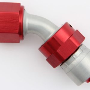 AEROQUIP #16 45 Deg Elbow 37 Deg JIC Crimp Swivel Fitting- FBM4226