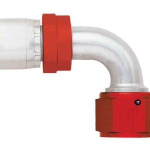 AEROQUIP #16 90 Deg Elbow 37 Deg JIC Crimp Swivel Fitting- FBM4236