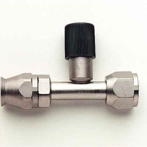 AEROQUIP Straight -10 Hose End w/Charge Port- FCE1814