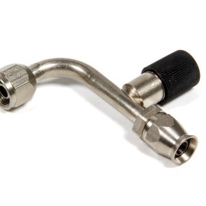 AEROQUIP 90 Degree -6 A/C Fitting w/Charge Port- FCE1832