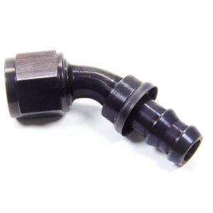 AEROQUIP #8 45 Degree Socketless Black- FCL1523