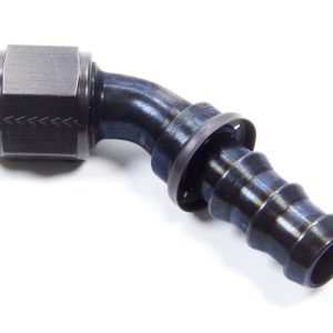 AEROQUIP #10 45 Degree Socketless Black- FCL1524