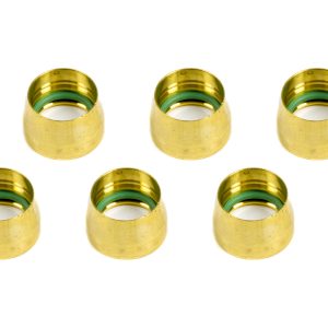 AEROQUIP -10 Replacement A/C Brass Sleeves (6pk)- FCM2432