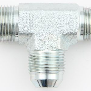 AEROQUIP Male Run Tee Steel #6 To 3/8 Npt- FCM2705