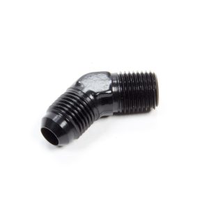 AEROQUIP 45 Deg Alum #6 Flare 1/4 in Black- FCM5022