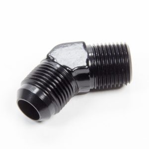 AEROQUIP 45 Deg Alum #10 Flare 1/2in Black- FCM5024