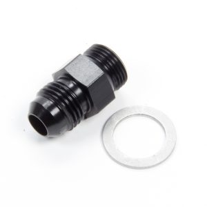 AEROQUIP #6 Single Feed Holley Black- FCM5113