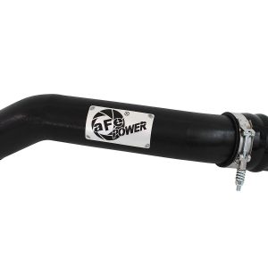 AFE POWER BladeRunner 3in Aluminum Hot Charge Pipe Black- 46-20148-B