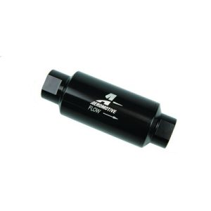 AEROMOTIVE Inline Fuel Filter - 10 Micron- Black- 12321