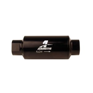 AEROMOTIVE #10-ORB Fuel Filter Inline 10 Mircon Black- 12350