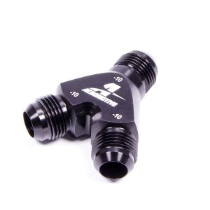 AEROMOTIVE Y-Block Fitting - 10an to 2 x -10an- 15676