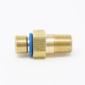 AEROMOTIVE Adapter 10mm x 1.0 Male to 1/8-MNPT  Brass- 65610