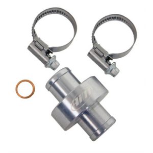 AIM SPORTS Water Temp Fitting Inline 5/8in / 3/4in M10- MS-WATER FITTING-T