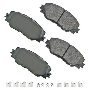 AKEBONO BRAKE CORPORATION ProACT Ultra-Premium Bra ke Pads - Front- ACT1210A