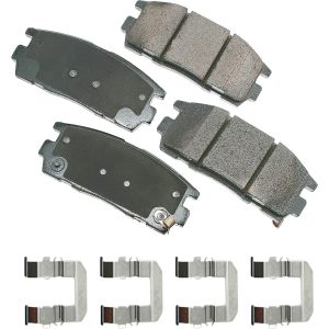 AKEBONO BRAKE CORPORATION Brake Pad Rear Chevrolet Captive 12-15 Equinox 07- ACT1275