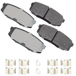 AKEBONO BRAKE CORPORATION Brake Pad Rear Lexus LX570 08-11/13-19 Toyota- ACT1304A