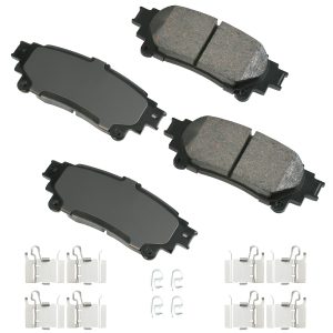 AKEBONO BRAKE CORPORATION ProACT Ultra-Premium Bra ke Pads - Rear- ACT1391A