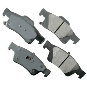 AKEBONO BRAKE CORPORATION Brake Pad Rear Dodge Durango 11-20 Jeep Grand- ACT1498