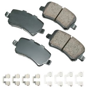 AKEBONO BRAKE CORPORATION Brake Pads Rear Land Rover LR2 13-15 Range Rv- EUR1307A