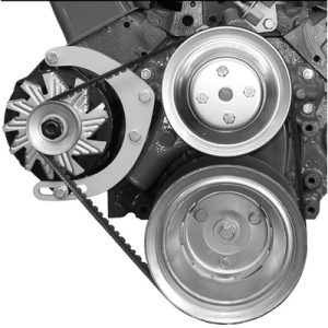 ALAN GROVE COMPONENTS Alt.Bracket Mid-Mount SBC Long Water Pump- 215R