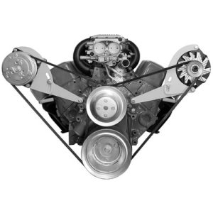 ALAN GROVE COMPONENTS ALT BRACKET SBC LWP DRIV ERS SIDE LOW PROFILE- 223L