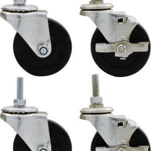 ALLSTAR PERFORMANCE Wheel Kit 3in Standard Duty Locking- ALL10163