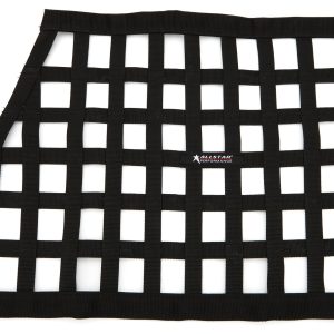 ALLSTAR PERFORMANCE Window Net Ribbon Style Angled Black Non-SFI- ALL10293