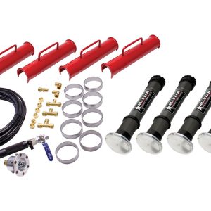 ALLSTAR PERFORMANCE Air Jacks Complete Kit 4pcs 15.25in w/Dirt Foot- ALL11301