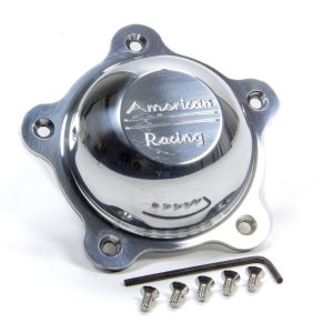 AMERICAN RACING WHEELS Short Polished Alum Center Cap w/Logo Each- 3505293