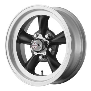 AMERICAN RACING WHEELS TORQ THRUST D 15x8.5 5x1 20.65 SATIN  BLACK W/ MA- VN1055861B