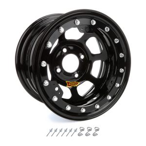 AERO RACE WHEELS 13x7 3in. 4.25 Black Beadlock- 33-174230B