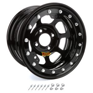 AERO RACE WHEELS 13x8 2in. 4.25 Black Beadlock- 33-184220B