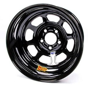 AERO RACE WHEELS 15x8 3in 5.00 Black w/ 3 Tabs for Mudcover- 52-185030T3