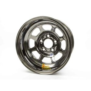 AERO RACE WHEELS 15x8 2in 5.00 Black Chrome- 52-985020BLK