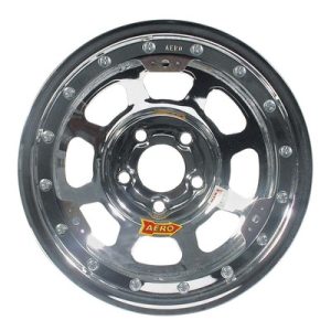 AERO RACE WHEELS 15x10 3in 4.75 Chrome Beadlock- 53-204730