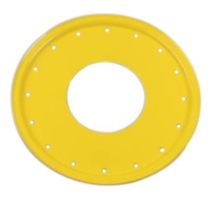 AERO RACE WHEELS Mud Buster 1pc Ring and Cover Yellow- 54-500001