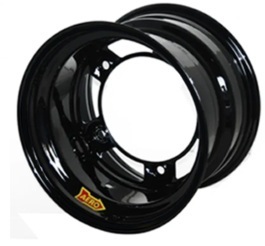 AERO RACE WHEELS 15x10 4in Wide 5 Black - 58-100540