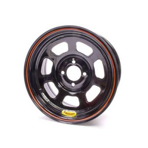 BASSETT Wheel 14x7 D-Hole 4x100mm 3in Black- 47SH3