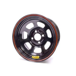 BASSETT Wheel 14x7 D-Hole 4x4.25 in 3in BS Black- 47SP3