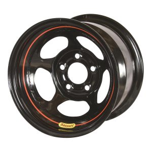BASSETT Wheel 15in x 10in 3in BS 5x5 Black Inertia- 50L53