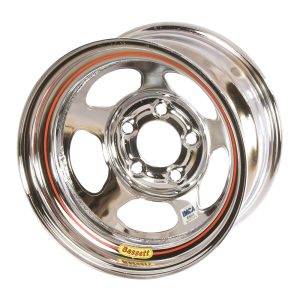 BASSETT 15x8 IMCA Chrome Inertia 5x5- 58A52IC