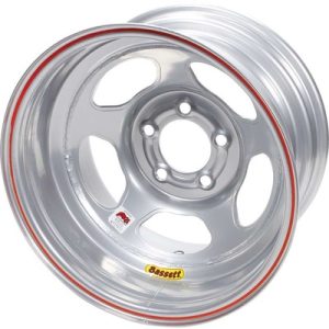 BASSETT 15x8 IMCA Silver Inertia  5x5- 58A53IS