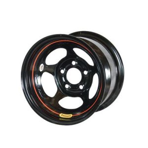 BASSETT Wheel 15x8 5x5 3in Armor Edge Black- 58A53W
